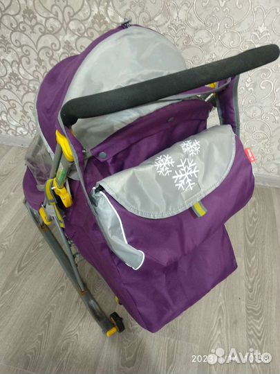 Детские санки коляска бу