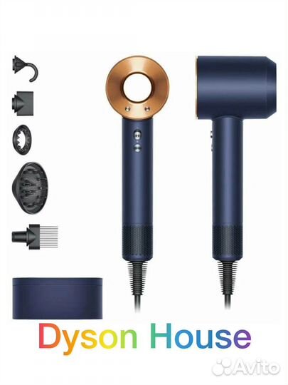 Фен Dyson Supersonic HD07 Prussian/Blue EU