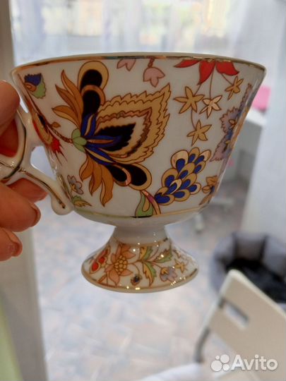 Yamasen gold collection 24 ct, кофейная пара, 2 шт