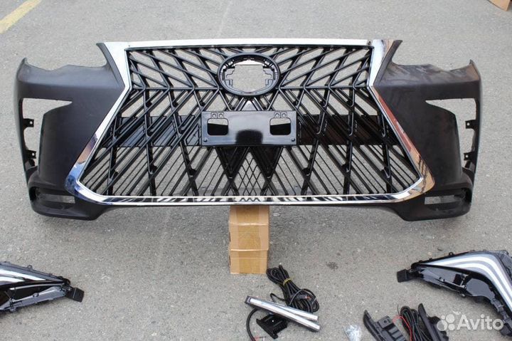 Fortuner 2015+ Бампер с дхо стиль Lexus TRD H7EE4