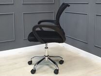 Кресло офисное сетка черная