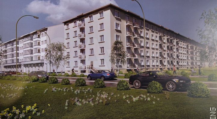 1-к. квартира, 34 м², 3/5 эт.
