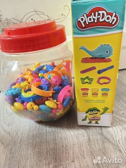 Игровой набор Play doh, 2 конструктора украшений