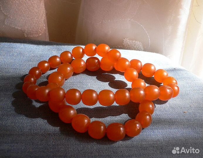 Бусы янтарные СССР