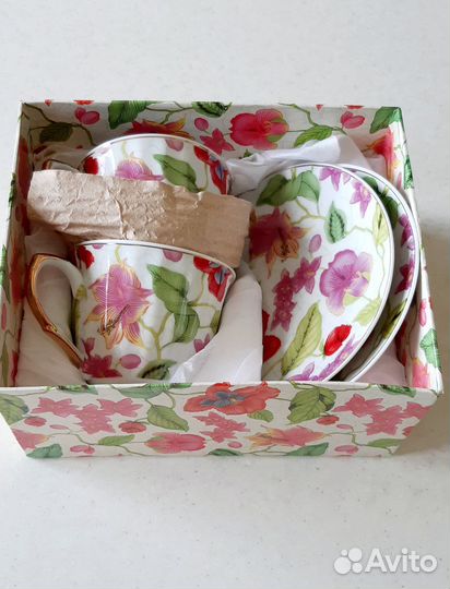 Чайный кофейный сервиз на 2 персоны