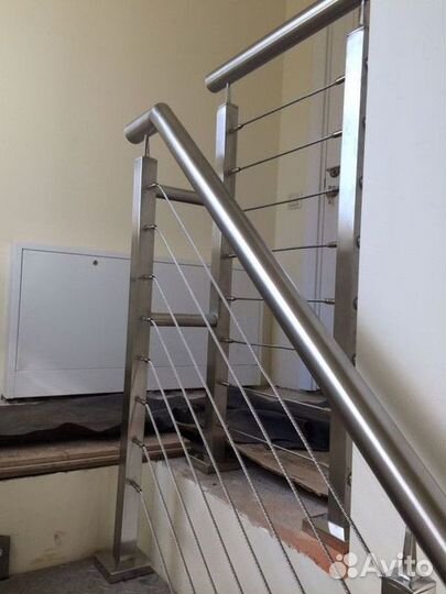 Шлифованный поручень из нержавейки