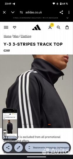 Олимпийка adidas y-3 y3 xl adidas Yamamoto