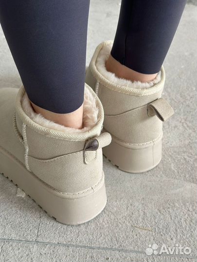 Угги UGG теплые зимние серые/классические