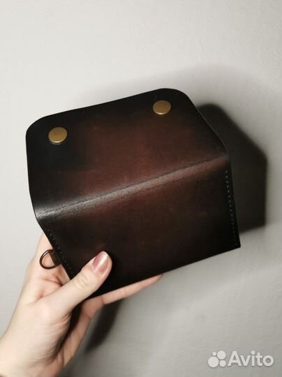 Кожаный кошелёк для документов
