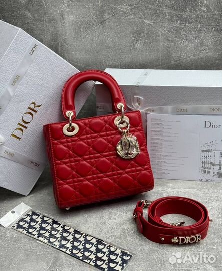 Сумка Dior цвет красный