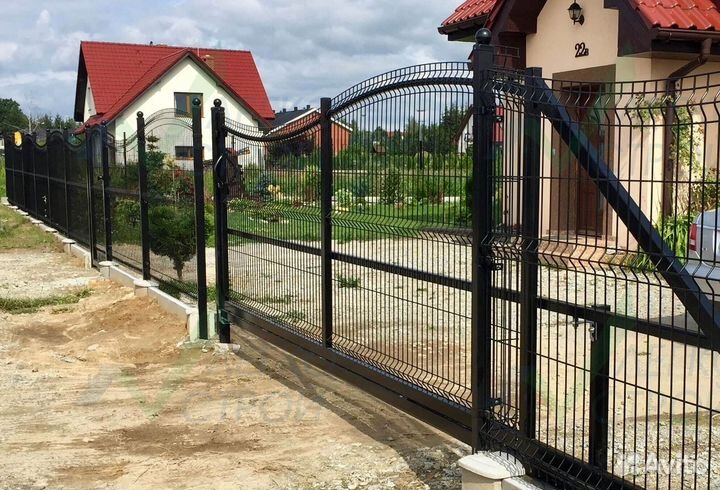 Забор сетка 3D