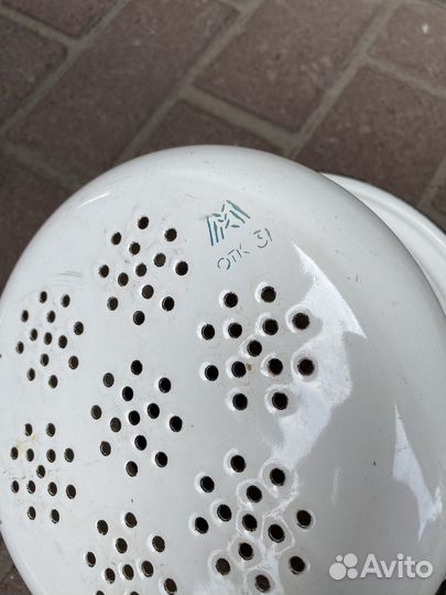 Дуршлаг СССР эмаль