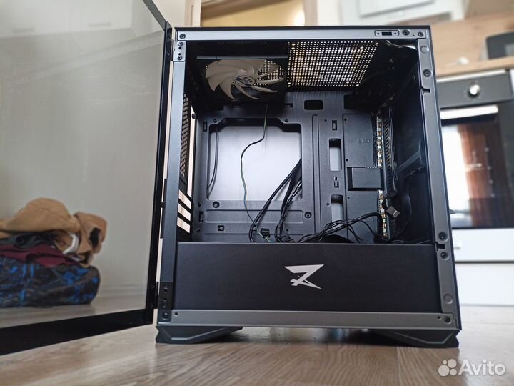 Корпус ZET gaming Rare Minicase MS4 GG серый argb