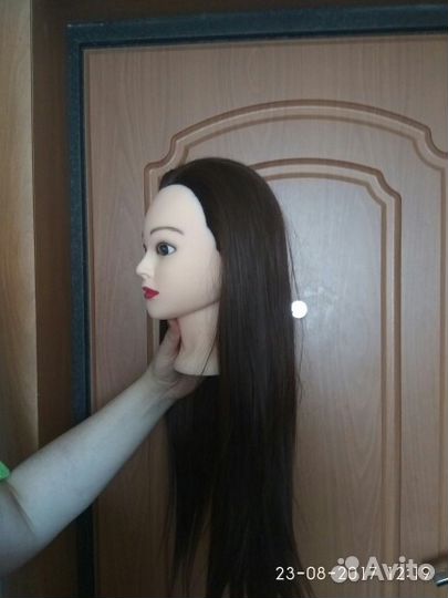 Манекен,голова для причесок, болванка новая+штатив