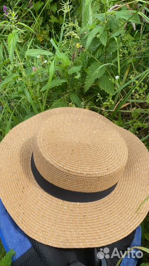 Шляпа женская соломенная 54-60