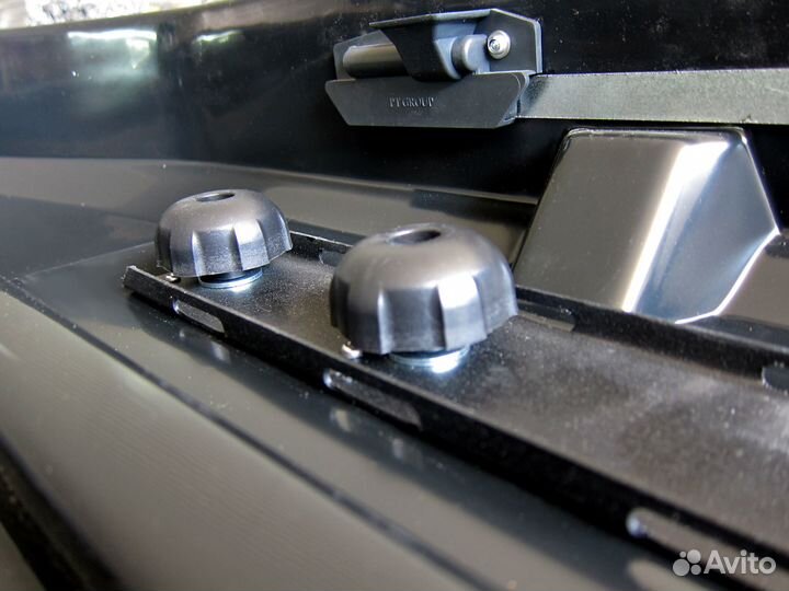 Автобокс на крышу Серый Turino 1 (410 л)