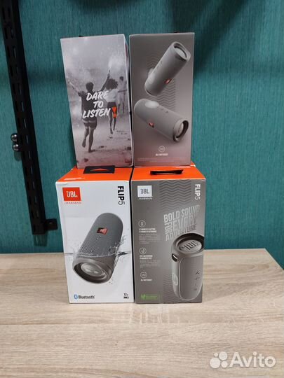 Колонка JBL Flip 5 Grey серая Новая, чек, Оригинал