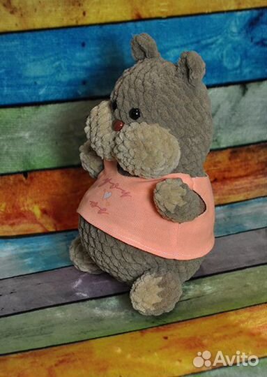 Хомячок вязаный ручной работы