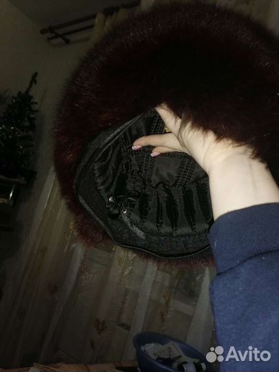 Шапка женская из песца