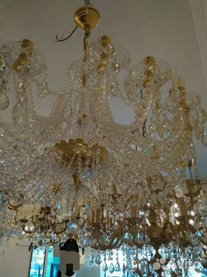 Люстра хрустальная чехия