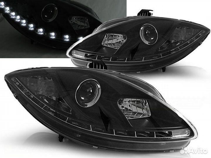Фары с дхо Seat Altea/Leon 2 (09-15) lpse26