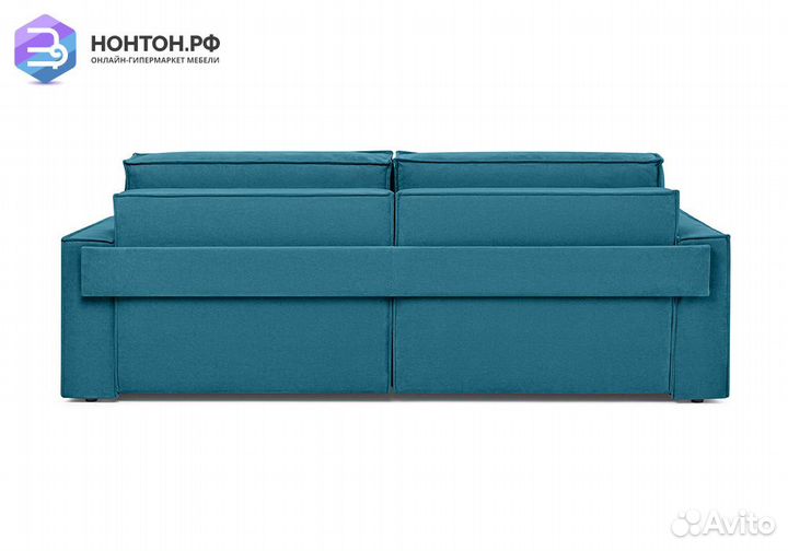 Диван еврокнижка двухместный Тревис бирюзовый