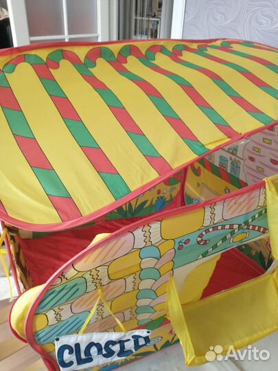 Домик палатка для девочки и коврик для мальчика