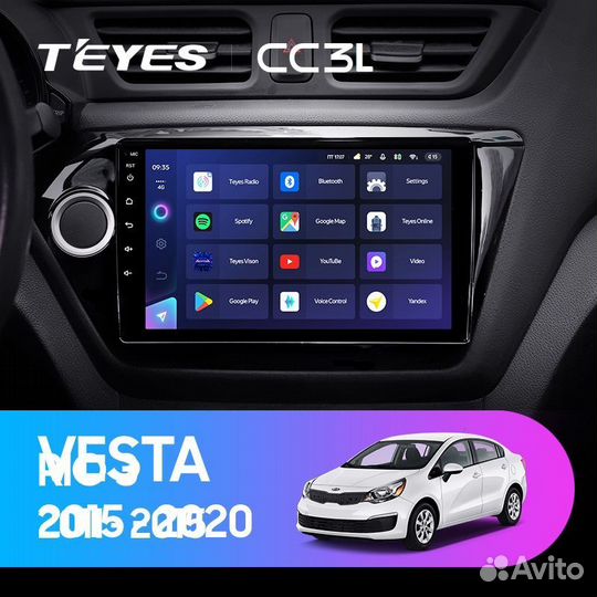 Автомагнитола Kia Rio 3 Teyes CC3L 4/64гб