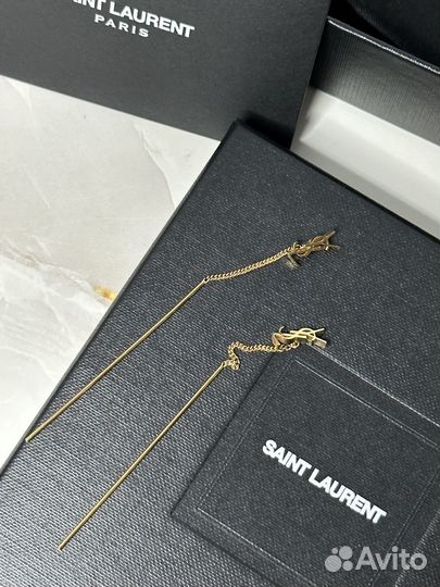Серьги Saint Laurent
