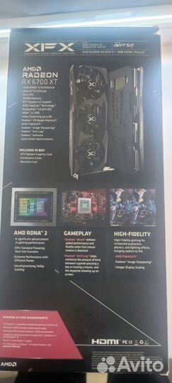 XFX Radeon RX 6700 XT 12 гб (RX-67xtyjfdv)