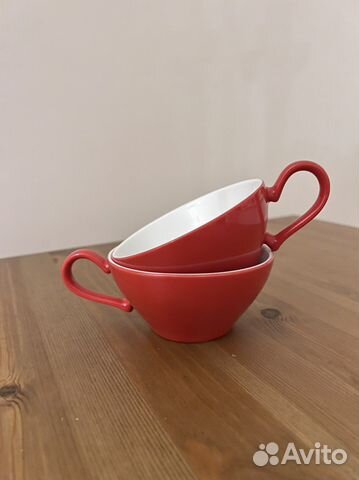 Чашки с ручками сердечками