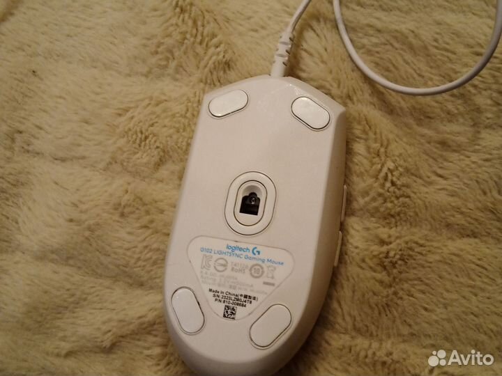 Мышка logitech g102 белая