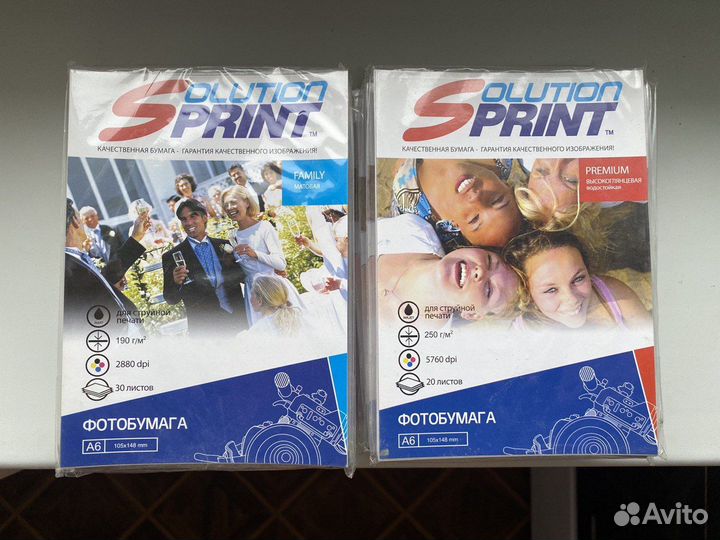 Фотобумага Lomond и Solution Print