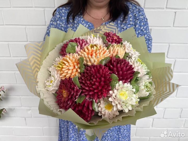 Букет из зефира на День знаний