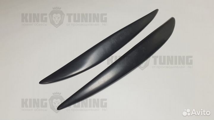 Реснички на фары Peugeot 206 (абс пластик)