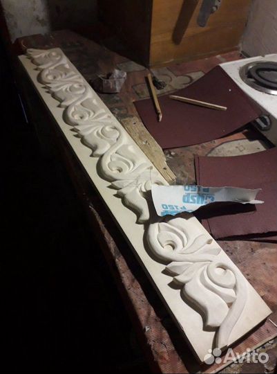 Карниз резной, ручной работы