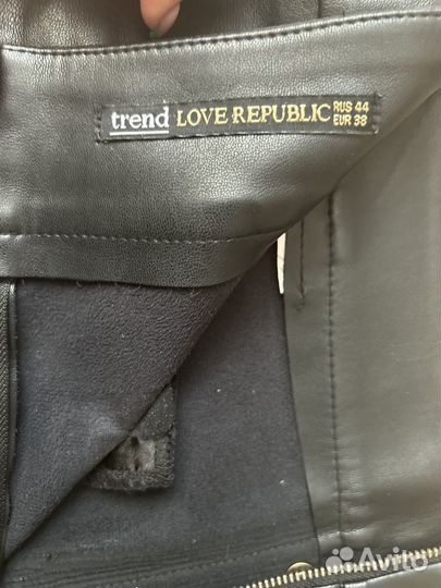 Шорты кожаные love republic