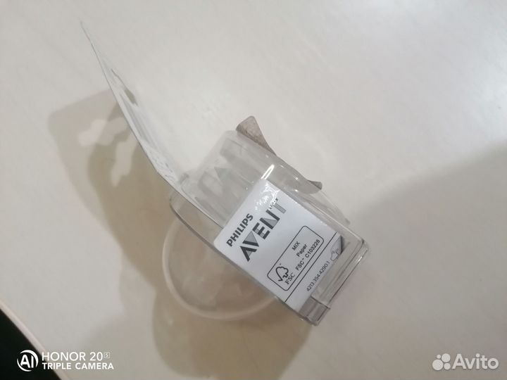 Соска на бутылочку avent natural 0+