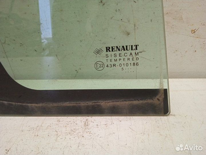 Стекло двери задней правой Renault Logan 2 1.6