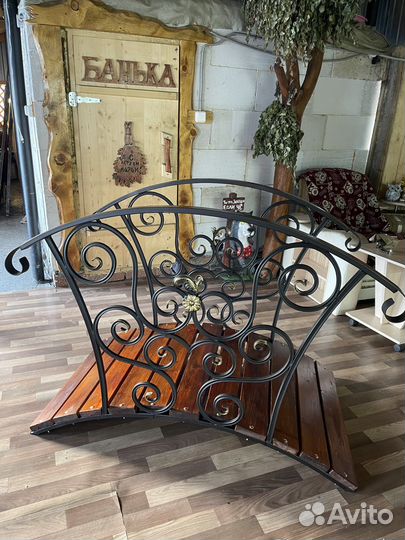 Мостик для сада кованый