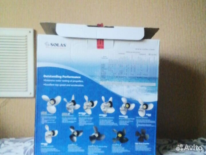 Винт для лодочных моторов solas шаг 16