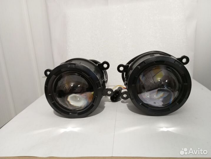 Комплект LED птф c линзой Лада Веста (Vesta)