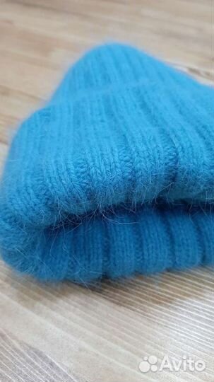 Шапка из кролика на девочку