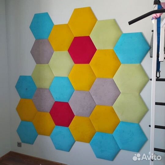 Мягкие стеновые панели в детской