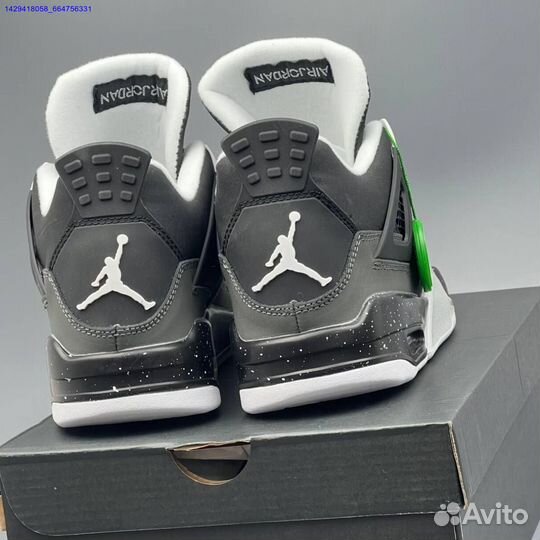 Кроссовки Nike Jordan 4 Space Grey (Арт.48422)