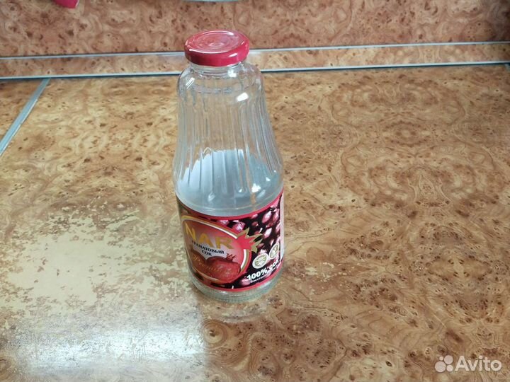 Стеклянная бутылка 1 л