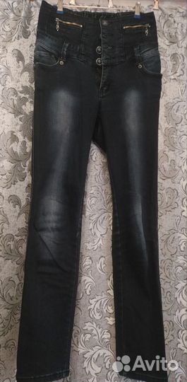 Джинсы клеш женские 42 44