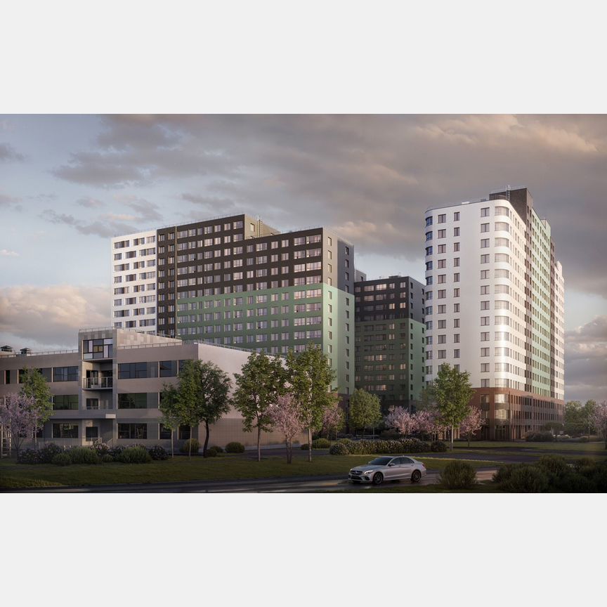 1-к. квартира, 35,1 м², 8/17 эт.