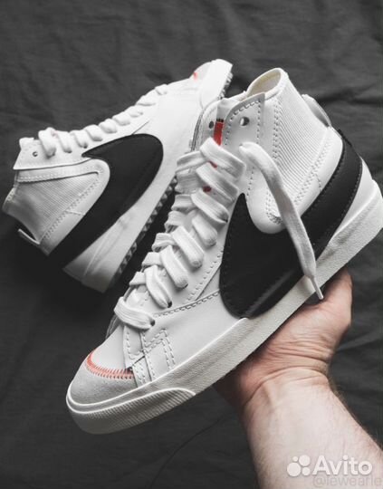 Nike Blazer Mid 77 Jumbo White Black оригинал