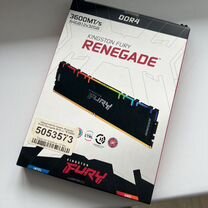 Kingston Fury renegade DDR4 64гб 3600mhz